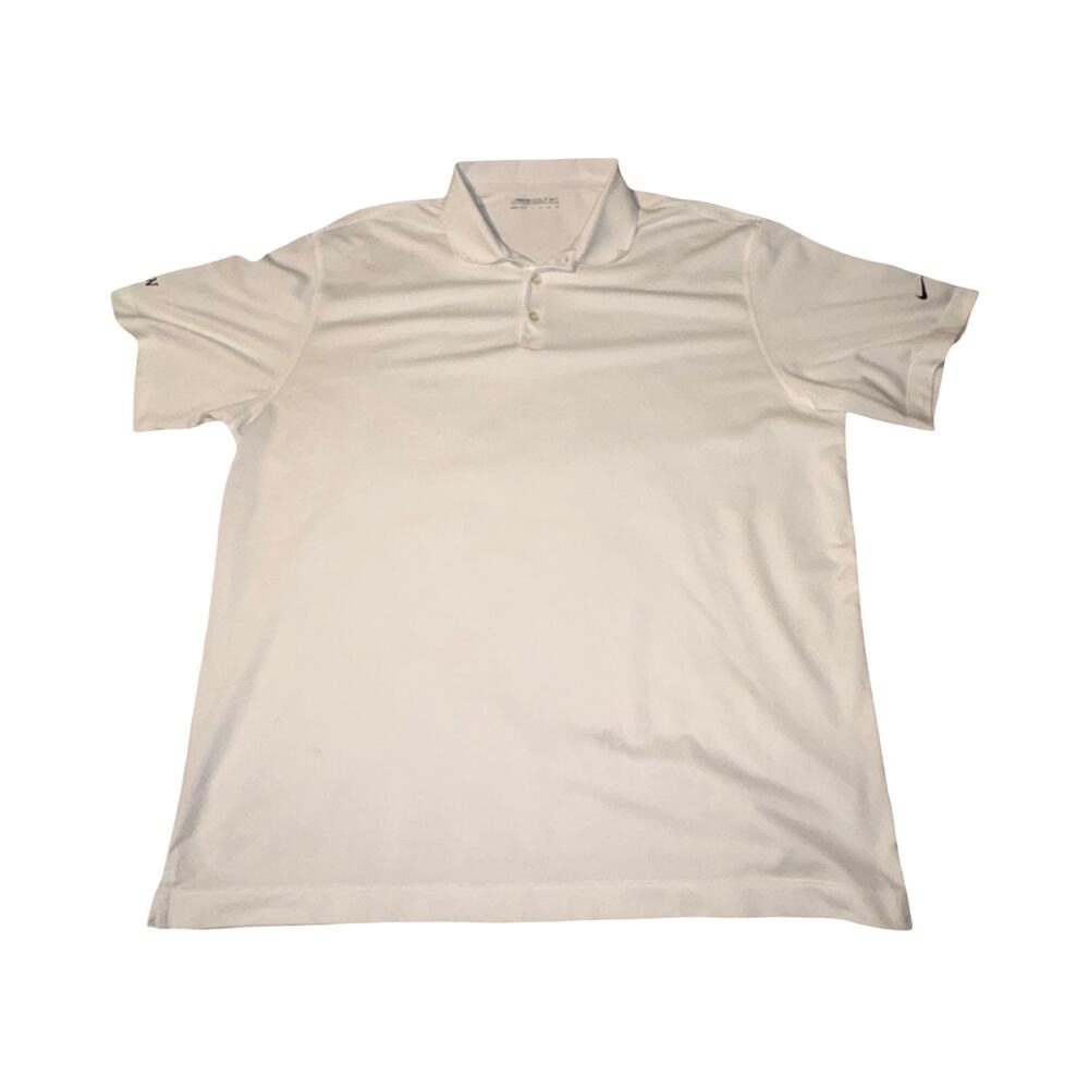 Nike Golf Dri-FIT White Performance Polo Men's XXL